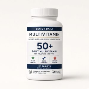 Senior multivitamin bottle
