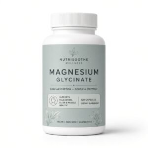 Magnesium supplement bottle