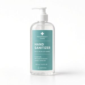 Hand sanitizer pump bottle